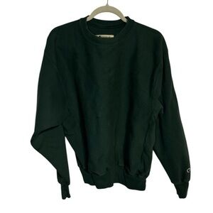 Vintage Champion Reverse Weave Hunter Green Sweatshirt Size Medium